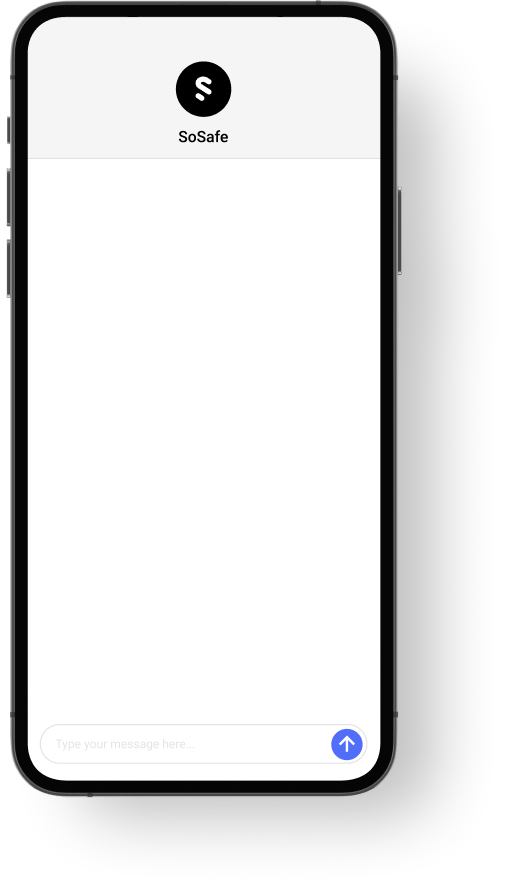Phone with emergency message